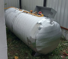 Монтаж газгольдера Спецгаз 1400 л в Туле
