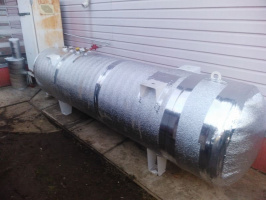 Монтаж газгольдера 2200 л в Туле для частного дома
