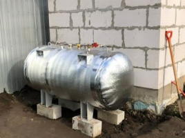 Наземный газгольдер 800 л с утеплением в Туле