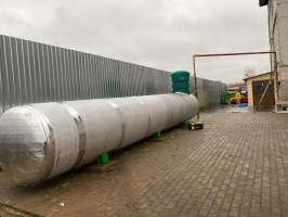 Монтаж газгольдера 10100 л в Туле наземно